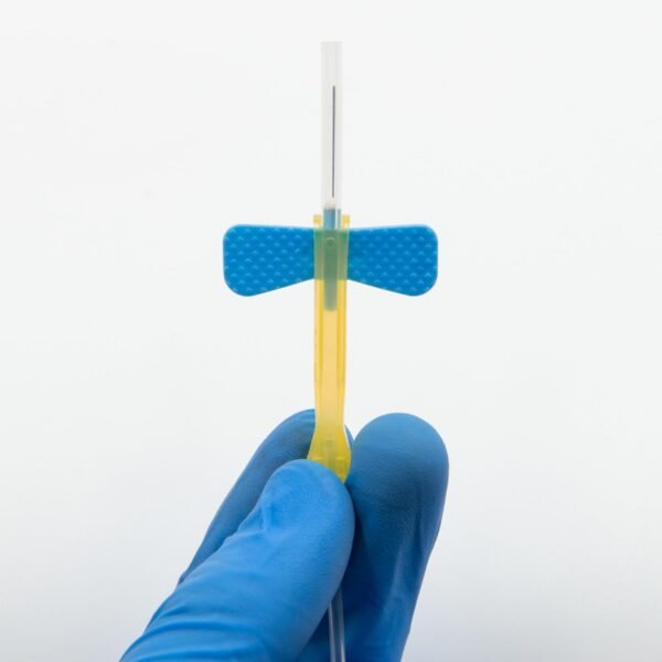 Blood collection needle,Medical Safety Blood Collection Set 23G Butterfly N. with Luer Adapter (Box of 100 PCS - Image 2