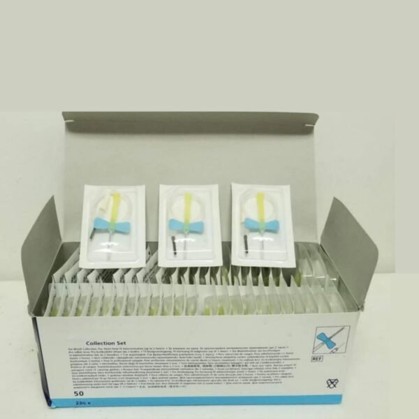 Blood collection needle,Medical Safety Blood Collection Set 23G Butterfly N. with Luer Adapter (Box of 100 PCS - Image 6